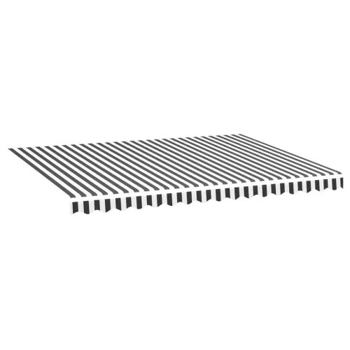 Platno za tendu - Zamjenska tkanina za tendu antracit i bijela 380x295 cm poliester - Antracit i bijela 4 x 3 m 1 Cijena