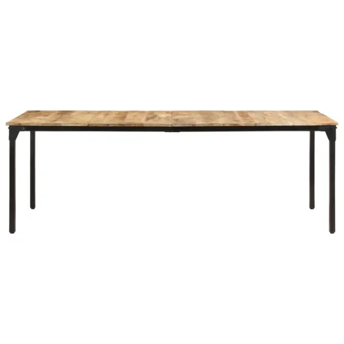 Blagovaonski stol 220 x 100 x 76 cm od grubog drva manga - 220 x 100 x 76 cm 1 Cijena