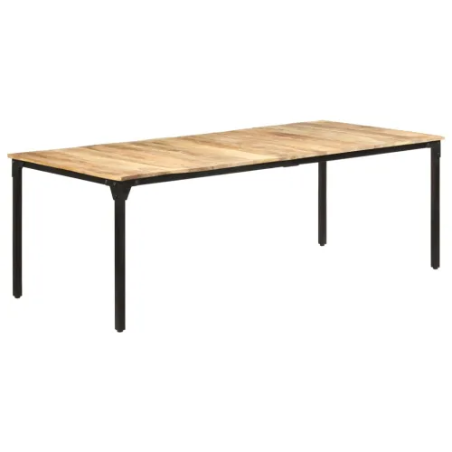 Blagovaonski stol 220 x 100 x 76 cm od grubog drva manga - 220 x 100 x 76 cm 1 Cijena