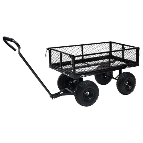 Vrtna ručna kolica crna 250 kg - Crna 1 250 kg Cijena