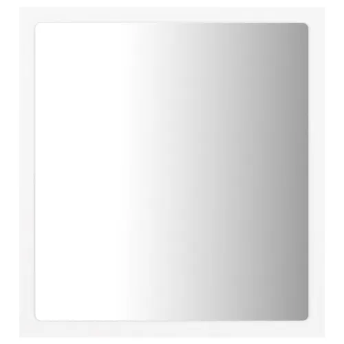 LED kupaonsko ogledalo bijelo 40 x 8,5 x 37 cm akrilno - Bijela Cijena