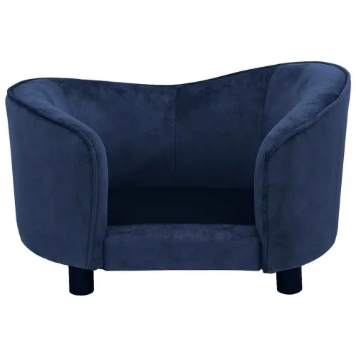 Sofa za pse plava 69 x 49 x 40 cm plišana - Plava Cijena