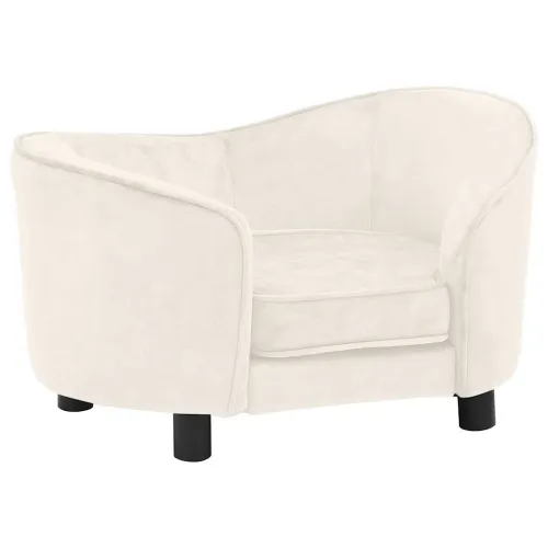 Sofa za pse krem 69 x 49 x 40 cm plišana - Krema Cijena