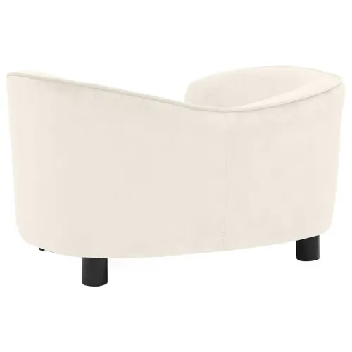 Sofa za pse krem 69 x 49 x 40 cm plišana - Krema Cijena
