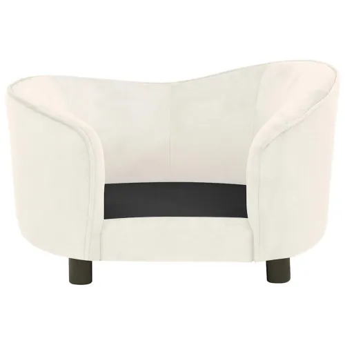 Sofa za pse krem 69 x 49 x 40 cm plišana - Krema Cijena