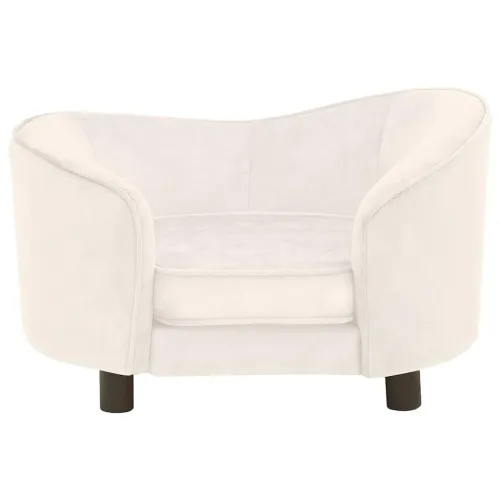 Sofa za pse krem 69 x 49 x 40 cm plišana - Krema Cijena