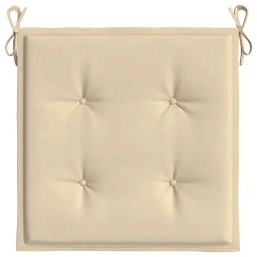 Jastuci za vrtne stolice 6 kom bež 40x40x3 cm od tkanine - Bež 40 x 40 x 3 cm 6 Cijena