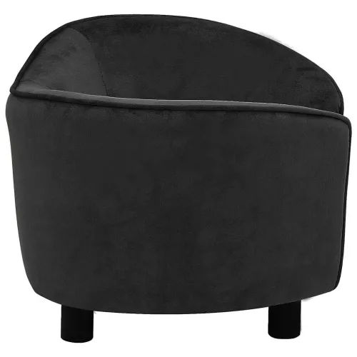 Sofa za pse crna 69 x 49 x 40 cm plišana - Crna Cijena