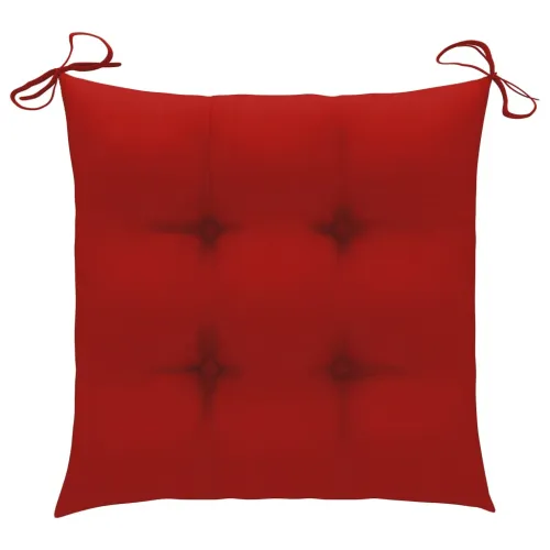 5-dijelni sklopivi vrtni blagovaonski set od bambusa - Crvena 40 x 40 x 7 cm Cijena