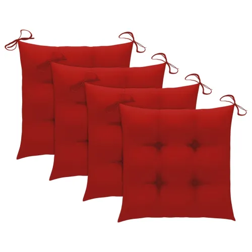 5-dijelni sklopivi vrtni blagovaonski set od bambusa - Crvena 40 x 40 x 7 cm Cijena