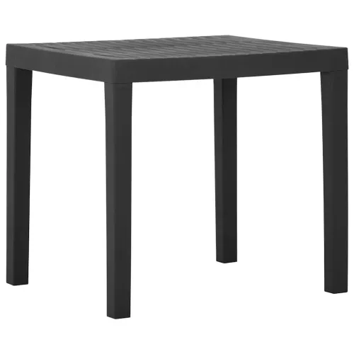 Vrtni stol sivi 79 x 65 x 72 cm plastični - Siva 1 Cijena