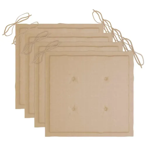 5-dijelni sklopivi vrtni blagovaonski set od bambusa - Bež 40 x 40 x 4 cm Cijena