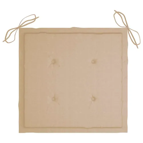 5-dijelni sklopivi vrtni blagovaonski set od bambusa - Bež 40 x 40 x 4 cm Cijena