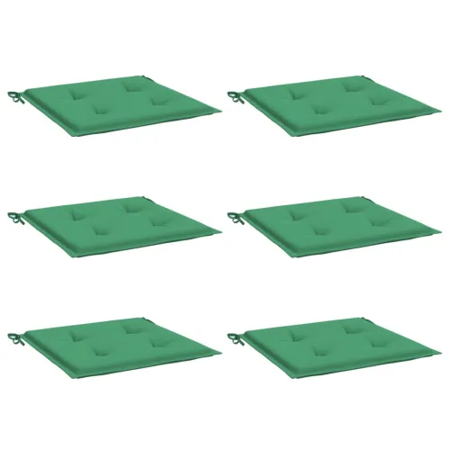 Jastuci za vrtne stolice 6 kom zeleni 50x50x3 cm tkanina Oxford - Zelena 50 x 50 x 3 cm 6 Cijena