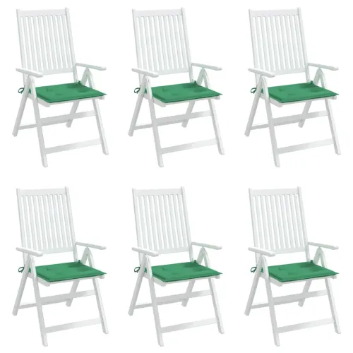 Jastuci za vrtne stolice 6 kom zeleni 50x50x3 cm tkanina Oxford - Zelena 50 x 50 x 3 cm 6 Cijena