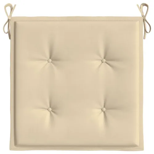 Jastuci za vrtne stolice 6 kom bež 50x50x3 cm od tkanine Oxford - Bež 50 x 50 x 3 cm 6 Cijena