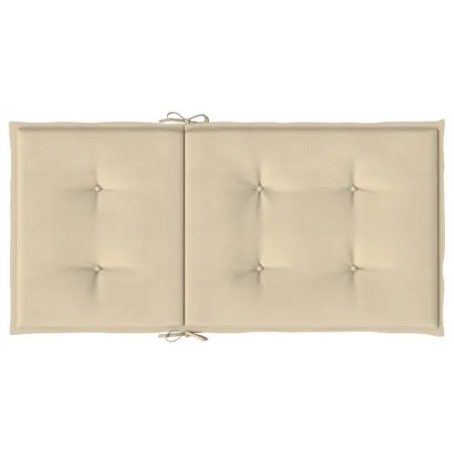 Jastuci za vrtne stolice 6 kom bež 100 x 50 x 3 cm od tkanine - Bež 100 x 50 x 3 cm 6 Cijena