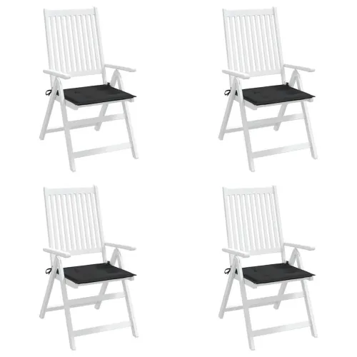 Jastuci za vrtne stolice 4 kom crni 50x50x3 cm tkanina Oxford - Crna 50 x 50 x 3 cm 4 Cijena