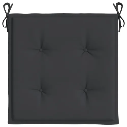 Jastuci za vrtne stolice 4 kom crni 50x50x3 cm tkanina Oxford - Crna 50 x 50 x 3 cm 4 Cijena