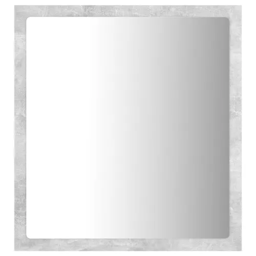 LED kupaonsko ogledalo siva boja betona 40x8,5x37 cm akrilno - Beton siva Cijena