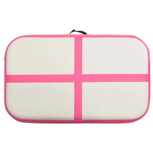 Strunjača na napuhavanje s crpkom 60 x 100 x 15 cm PVC roza - Siva i ružičasta 60 x 100 x 15 cm Cijena