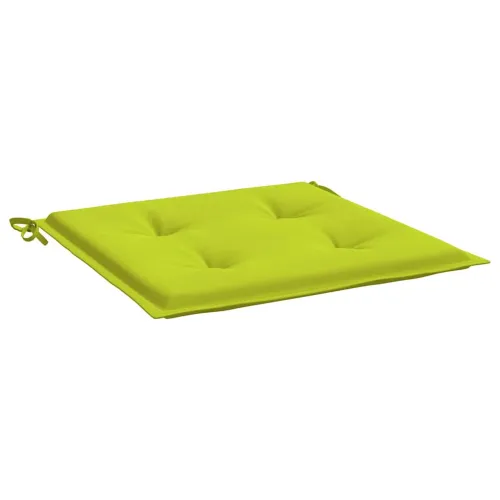 Jastuci za vrtne stolice 6 kom zeleni 40x40x3 cm od tkanine - Svjetlozelena 40 x 40 x 3 cm 6 Cijena