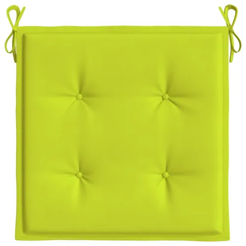 Jastuci za vrtne stolice 6 kom zeleni 40x40x3 cm od tkanine - Svjetlozelena 40 x 40 x 3 cm 6 Cijena