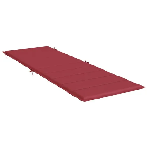 Jastuk za ležaljku boja vina 186x58x4 cm od tkanine Oxford - Boja crnog vina Cijena