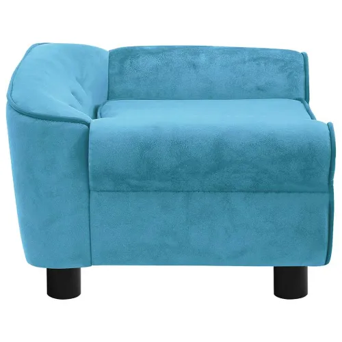 Sofa za pse tirkizna 72 x 45 x 30 cm plišana - Tirkizna Cijena
