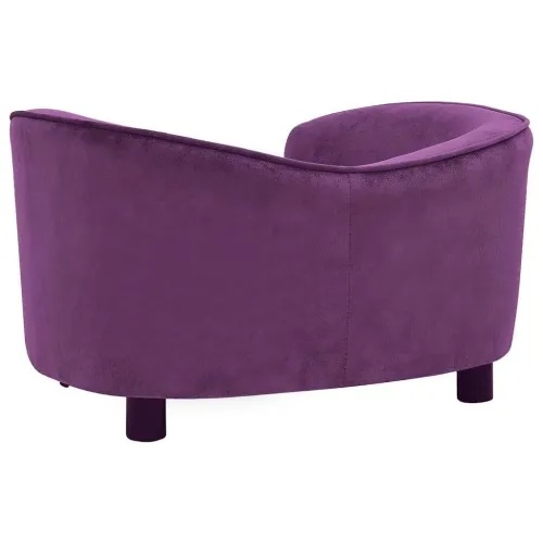 Sofa za pse bordo 69 x 49 x 40 cm plišana - Tamno crvena Cijena