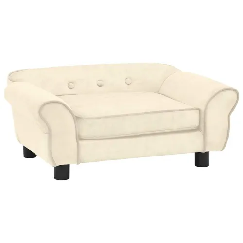 Sofa za pse krem 72 x 45 x 30 cm plišana - Krema Cijena