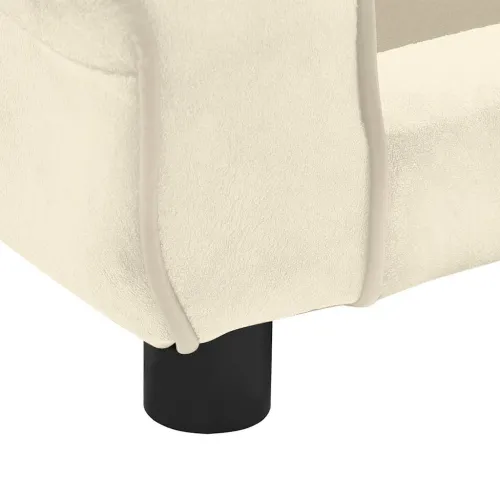 Sofa za pse krem 72 x 45 x 30 cm plišana - Krema Cijena