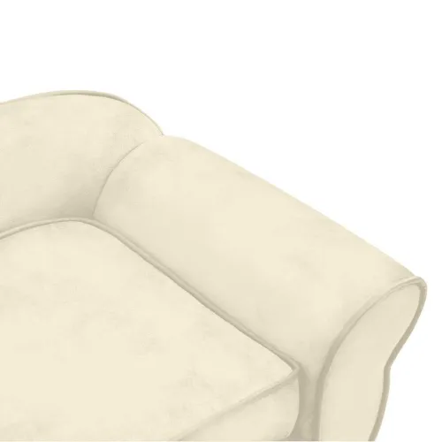 Sofa za pse krem 72 x 45 x 30 cm plišana - Krema Cijena