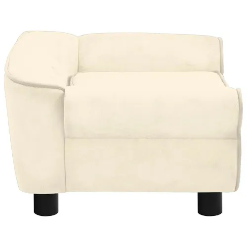 Sofa za pse krem 72 x 45 x 30 cm plišana - Krema Cijena