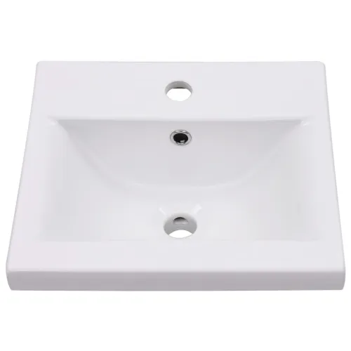 Ormarić s ugrađenim Lavabo - Umivaonikom bijeli od iverice - Bijela 41 x 38.5 x 45 cm bez slavine i odvoda Cijena