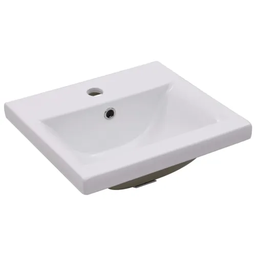 Ormarić s ugrađenim Lavabo - Umivaonikom bijeli od iverice - Bijela 41 x 38.5 x 45 cm bez slavine i odvoda Cijena