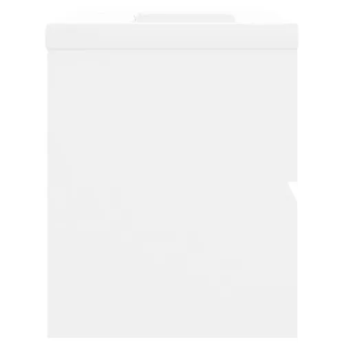 Ormarić s ugrađenim Lavabo - Umivaonikom bijeli od konstruiranog drva - Bijela 80 x 38.5 x 45 cm 1 bez slavine i odvoda Cijena