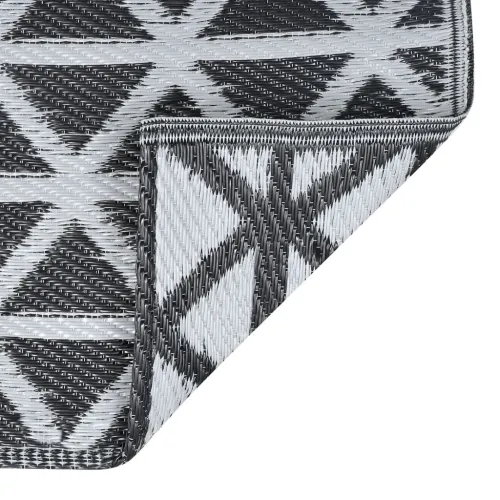 Vanjski tepih ARAKIL crni 120x180 cm PP - Crna 120 x 180 cm Cijena
