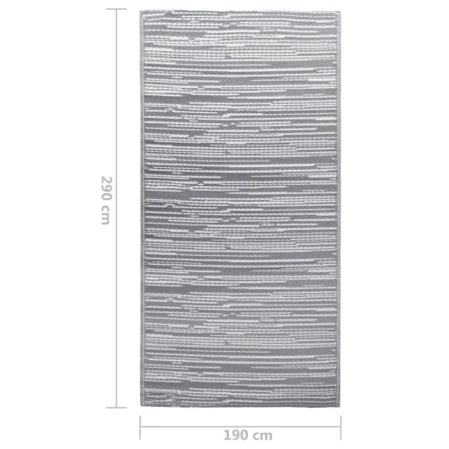 Vanjski tepih ARAKIL sivi 190x290 cm PP - Siva 190 x 290 cm Cijena