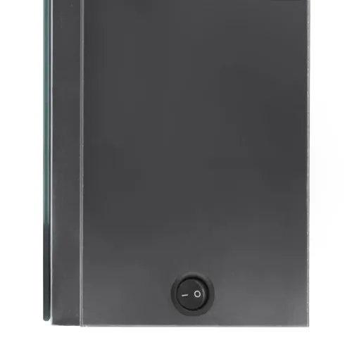 LED kupaonski ormarić s ogledalom sjajni sivi 80 x 12 x 68 cm - Sjajna siva Cijena