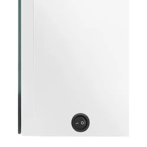 LED kupaonski ormarić s ogledalom sjajni bijeli 80 x 12 x 68 cm - Sjajna bijela Cijena