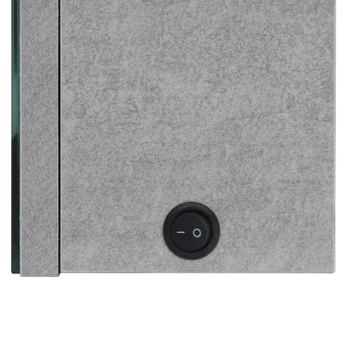 LED kupaonski ormarić s ogledalom siva boja betona 89x14x62 cm - Beton siva 89 x 14 x 62 cm Cijena