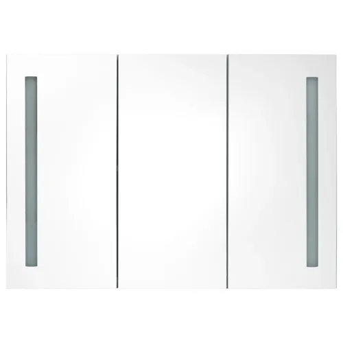 LED kupaonski ormarić s ogledalom siva boja betona 89x14x62 cm - Beton siva 89 x 14 x 62 cm Cijena