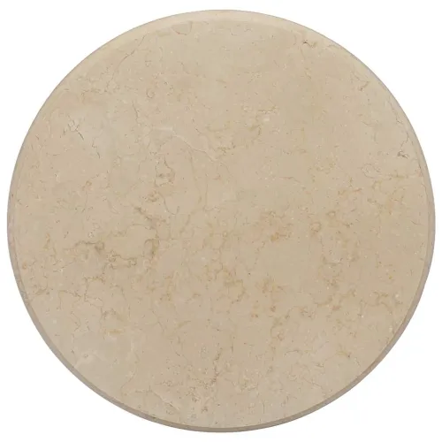 Stolna ploča krem Ø 50 x 2,5 cm mramorna - Krema Ø 50 x 2.5 cm Cijena