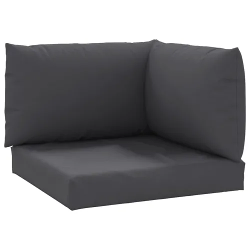 Jastuci za sofu od paleta 3 kom antracit od tkanina oxford - Antracit 1 kutna sofa Cijena