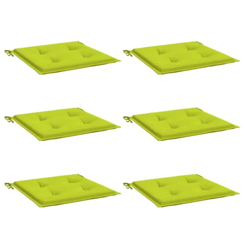 Jastuci za vrtne stolice 6 kom zeleni 50x50x3 cm tkanina Oxford - Svjetlozelena 50 x 50 x 3 cm 6 Cijena