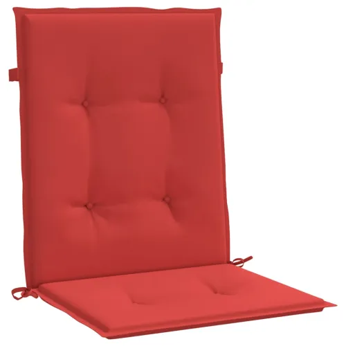 Jastuci za vrtne stolice 6 kom crveni 100x50x3 cm od tkanine - Crvena 100 x 50 x 3 cm 6 Cijena