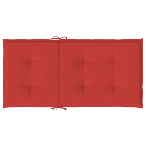 Jastuci za vrtne stolice 6 kom crveni 100x50x3 cm od tkanine - Crvena 100 x 50 x 3 cm 6 Cijena