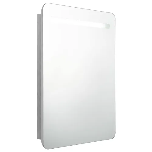 LED kupaonski ormarić s ogledalom boja betona 60 x 11 x 80 cm - Beton siva 1 Cijena