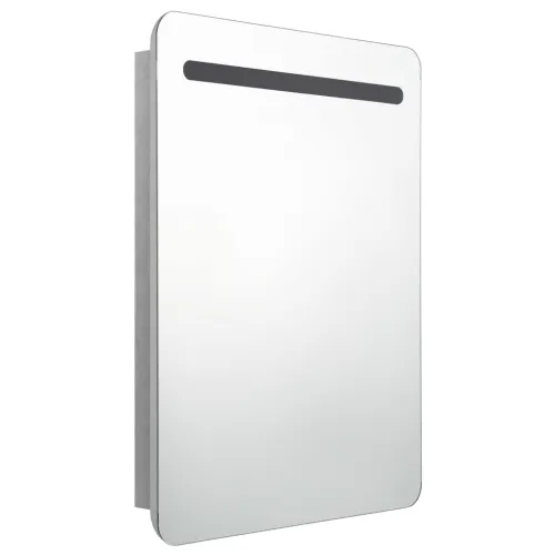 LED kupaonski ormarić s ogledalom boja betona 60 x 11 x 80 cm - Beton siva 1 Cijena